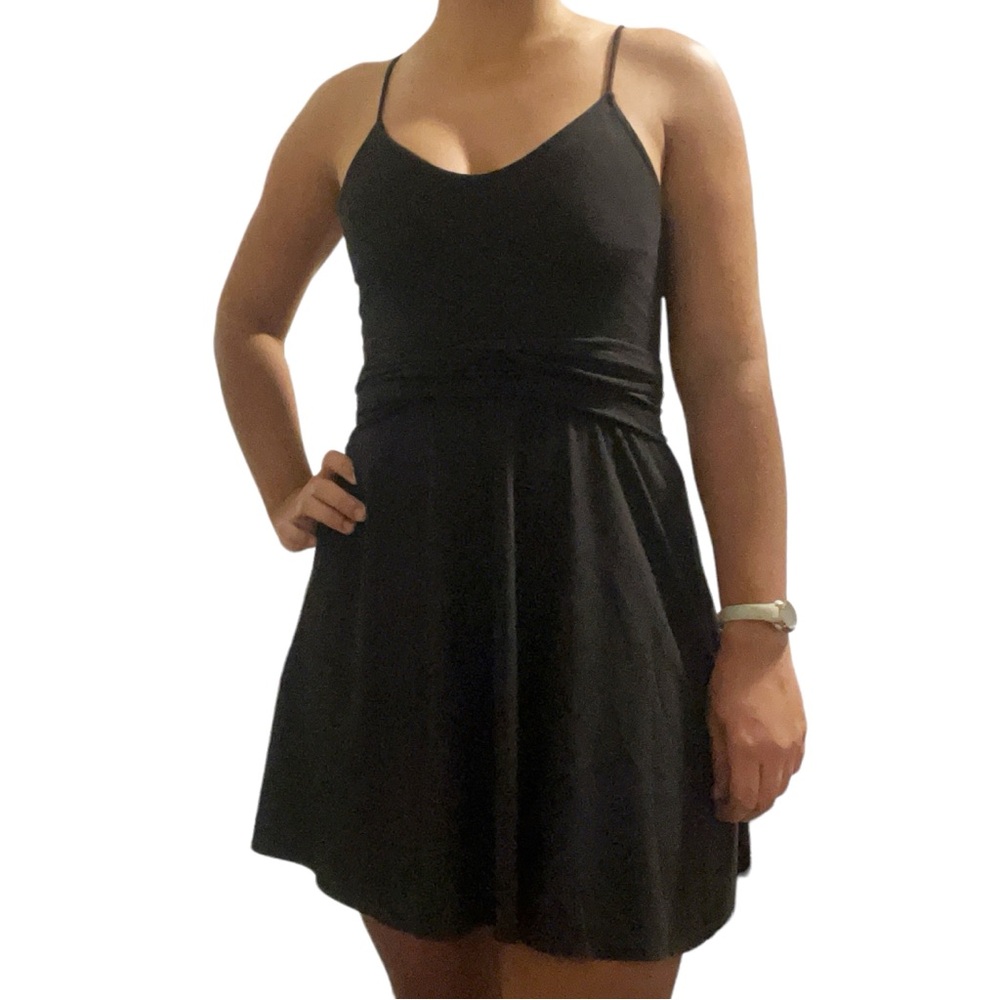 Little Black Dress Women's S Backless Short Dress